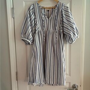 Universal Thread Navy and White Striped Dress